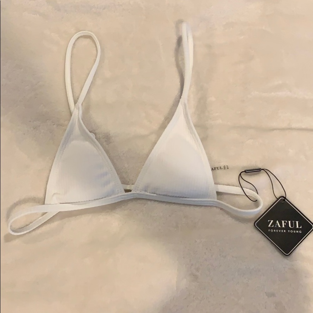 White bikini top